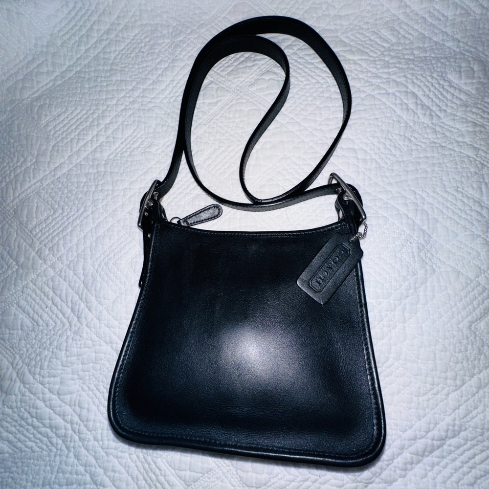 COACH Vintage Mini Janice leather crossbody